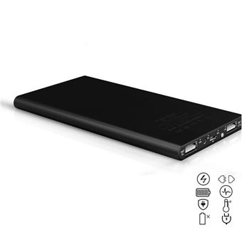Batterie Externe Plate pour IPHONE 7 Smartphone Tablette Chargeur Universel  Power Bank 6000mAh 2 Port USB (NOIR) - Batterie interne pour téléphone  mobile - Achat & prix