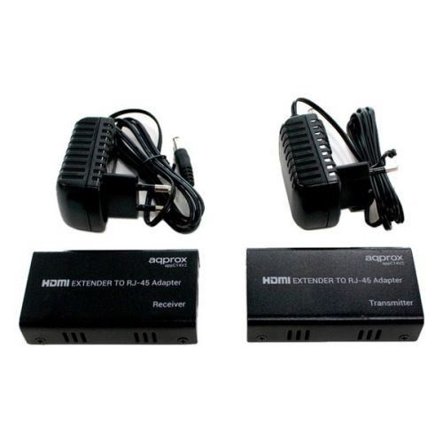 Câble Extension HDMI vers LAN RJ45 approx! APPC14V2 1080 px (50 m) Noir