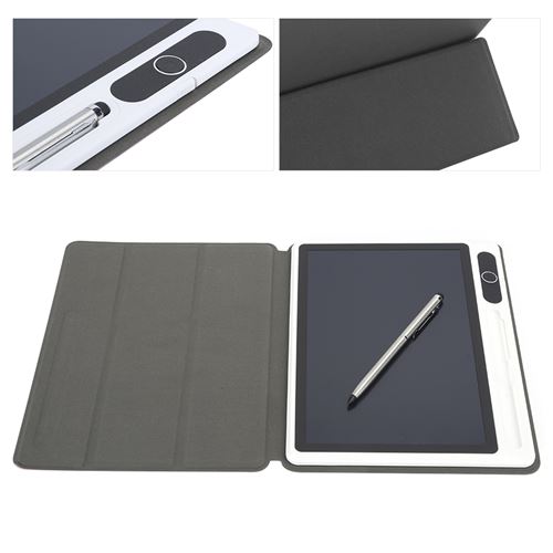 Bloc-notes Ã‰lectronique LCD 9 Pouces - Ã‰cran Flexible, Stylo Inclus, Effacement InstantanÃ© - IdÃ©al Pour Notes, Dessins, Listes De Courses - (Noir Avec Ã‰tui)