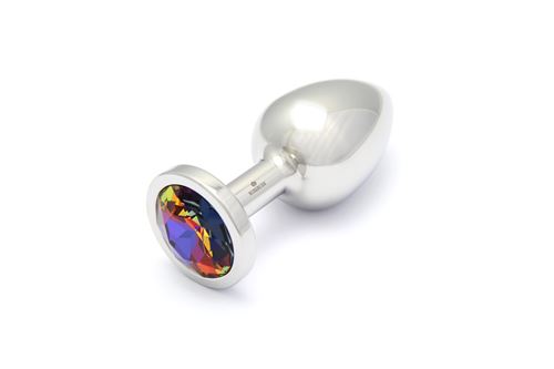 ROSEBUDS Classic, Plug Anal Taille Large 35mm avec Cristal Swarovski 27mm, Volcan