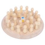 Xrten Jeu D'Échecs De Mémoire En Bois Pour Enfants - Jouet Éducatif Famille