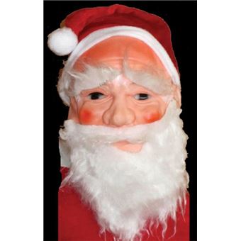Masque Pere Noel Latex Accessoire De Deguisement Achat Prix Fnac