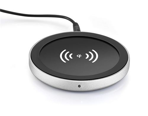 Adaptateur secteur pour Téléphone portable - CEP Station de Chargement sans fil QI - Station de chargement sans fil pour smartphones et appareils certifiés QI