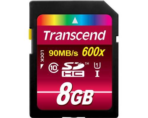Transcend Ultimate - carte mémoire flash - 8 Go - SDHC UHS-I