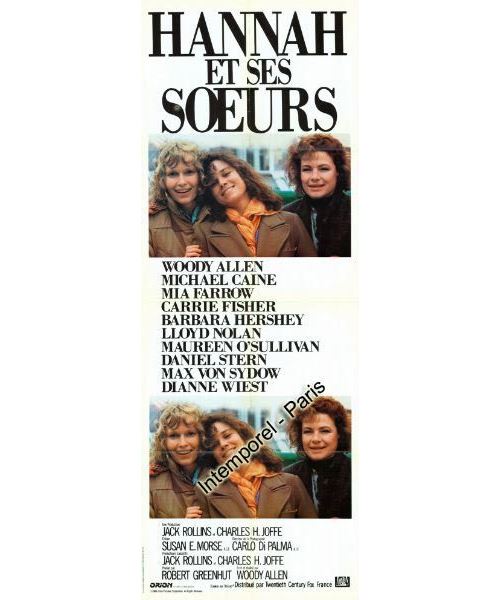 Hannah et ses Sœurs AFFICHE CINEMA ORIGINALE