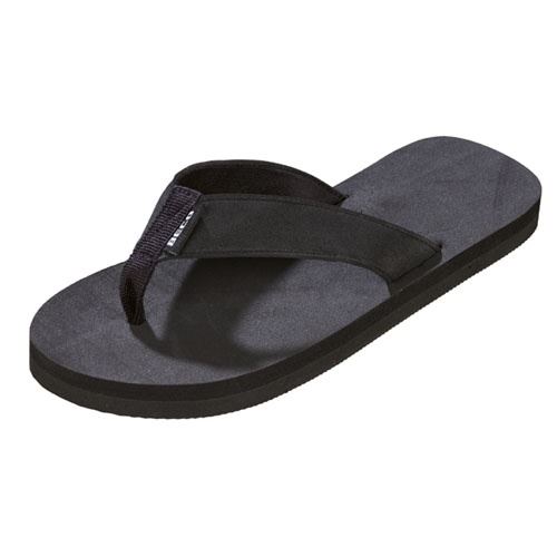 tongs unisexes noires taille 36
