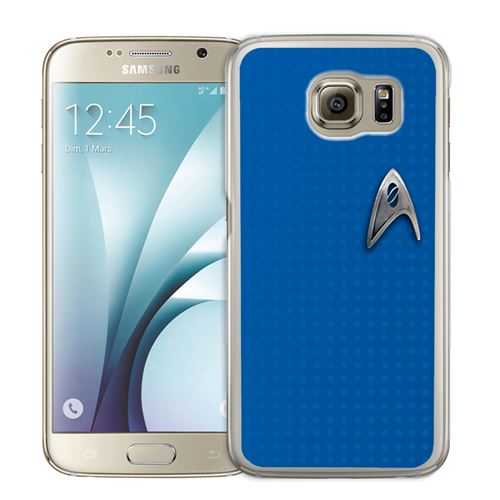Coque pour Samsung Galaxy S7 star trek bleu