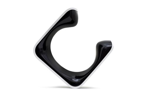 Clug porte-vélos 9,9 x 5,5 cm noir/blanc