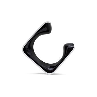 Clug porte-vélos 9,9 x 5,5 cm noir/blanc - 1