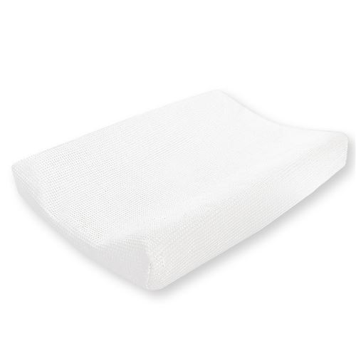Cottonbaby housse de matelas à langer Wafel48 x 72 cm blanc
