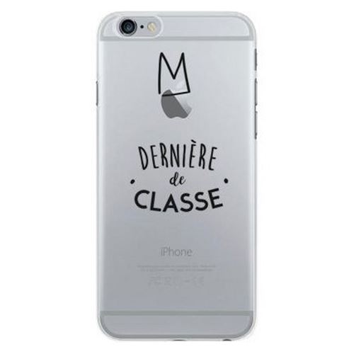 Coque semi-rigide transparente Dernière de la classe pour iPhone SE (2020)/8/7/6