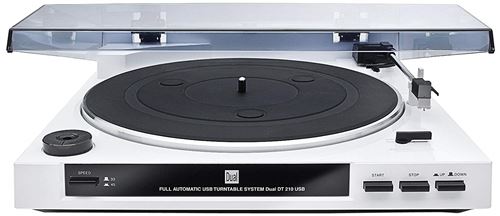 Tourne disque USB Dual DT-210 blanc blanc