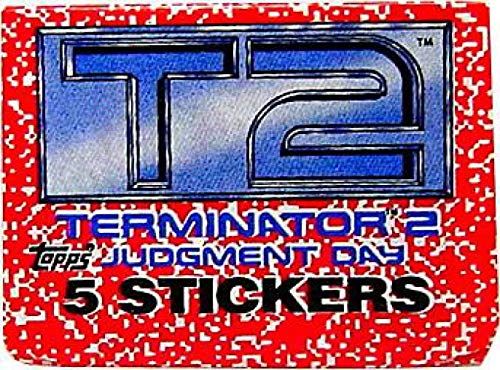 1991 - Topps - Carolco - T2 - Terminator 2 Judgment Day - Lot d'autocollants - RARE - Vintage - Série limitée - À collectionner