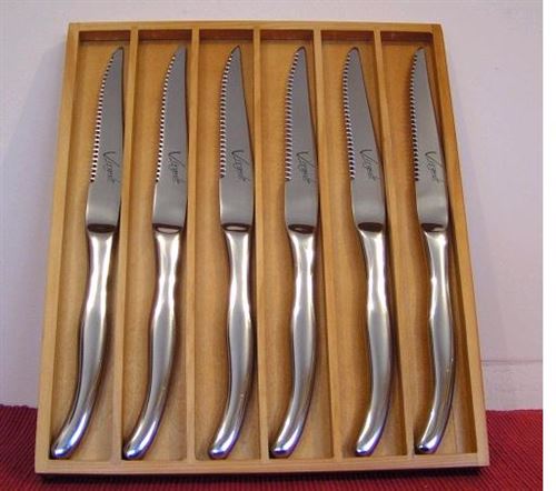 coffret 6 couteaux forgé brillant - 056100wa00br6