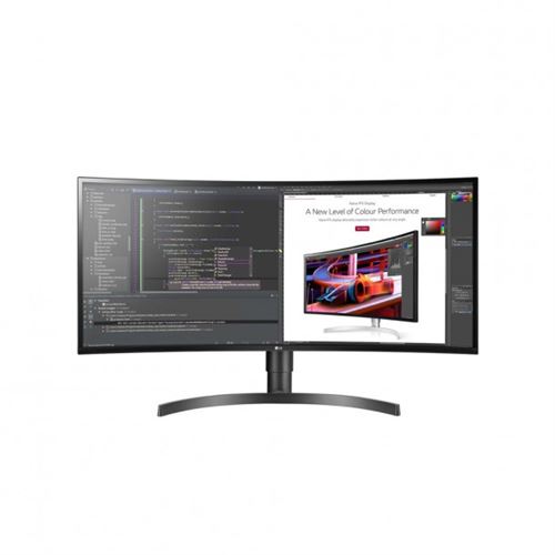 LG 34WL85C-B - Écran LED - incurvé - 34 - 3440 x 1440 Ultra WQHD @ 60 Hz - IPS - 300 cd/m² - 1000:1 - 5 ms - 2xHDMI, DisplayPort - haut-parleurs - noir