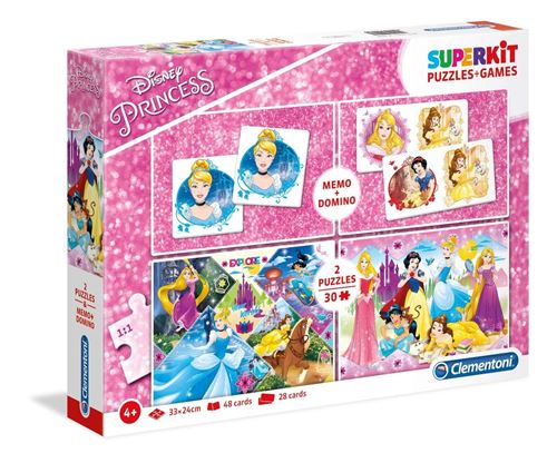 Clementoni casse-tête Disney Princess avec jeux 30 pièces