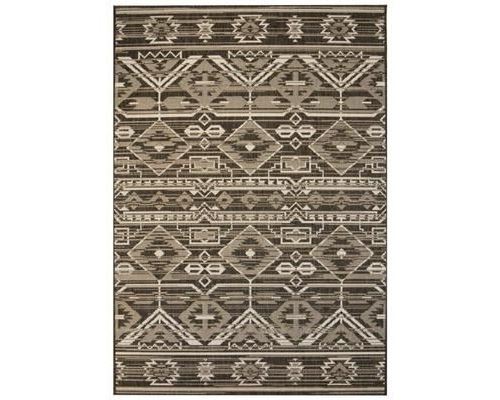 vidaXL Tapis d'extérieur/intérieur Aspect sisal 180x280 cm Géométrique