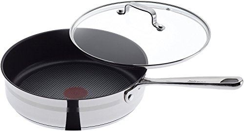 Tefal e87332 jamie oliver sauteuse avec couvercle acier inoxydable 24 cm