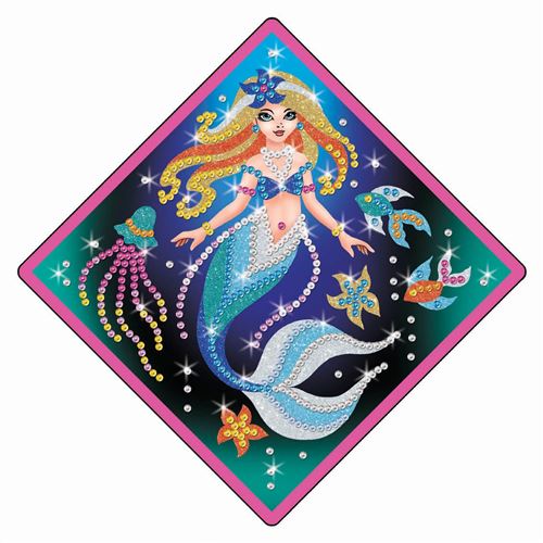 Tableau stardust et sequins sirène - sequin art