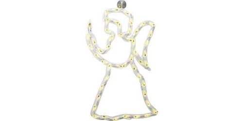 Décoration de fenêtre anges Polarlite LDE-02-005 Ampoule LED blanc chaud blanc