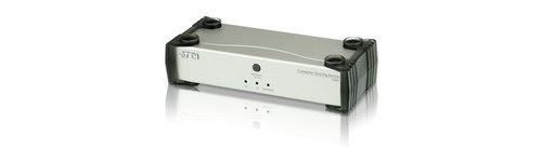 Aten 2 port dvi-d computer sharing device - périphérique dentrée (usb, usb, dvi-d, 0 - 50 °c, -20 - 60 °c, 3840 x 2160 pixels)