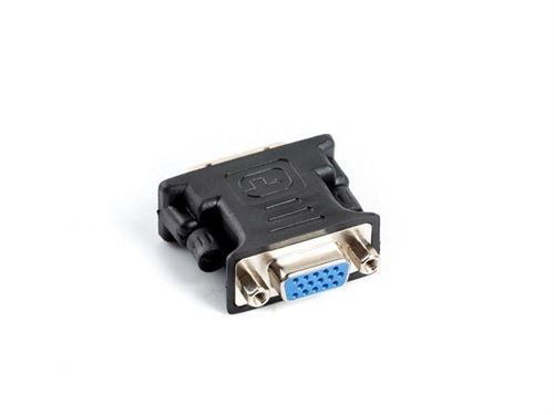 Lanberg ad 0012 bk dvi-i (24 + 5 broches) dual link mâle vers vga 15 broches femelle adaptateur (noir) ad-0012-bk