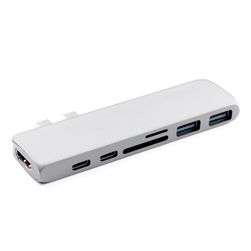 Hub USB HDMI 7 en 1 ports USB C Type-C vers 4K HDMI pour MacBook Pro Air 13