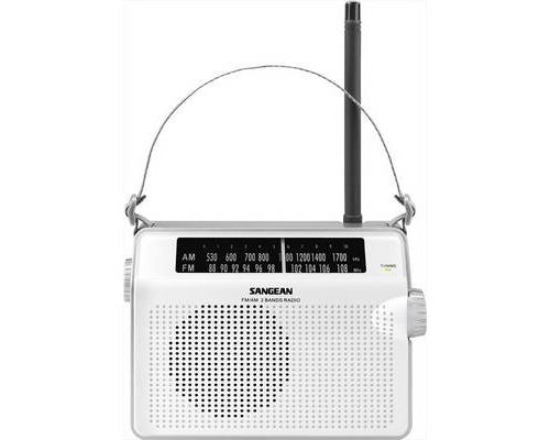 Sangean-PR-D6 - Persoonlijke radio - 1 Watt - wit