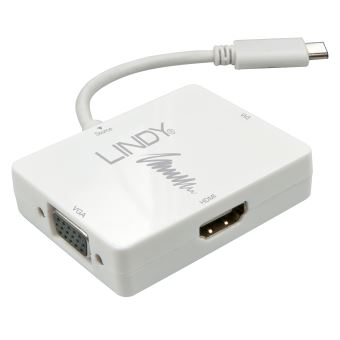 Adaptateur Usb 3 1 Type C Vers Hdmi Dvi Vga Cables Usb Achat Prix Fnac