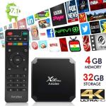 TV Box, 4Go 32Go - ARTIZLEE® Smart Box TV X96 Max Décodeur Multimédia Android 7.1 4GB+32GB WIFI