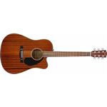 Fender CD-60SCE Dreadnought - touche noyer - tout acajou