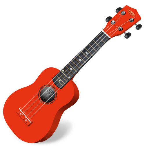 Classic Cantabile US-100 RD Ukulélé soprane rouge