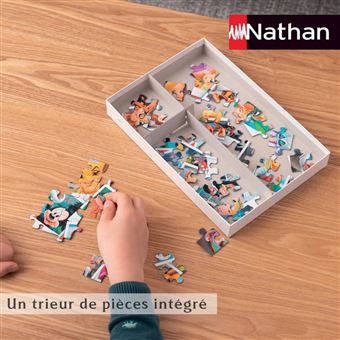 Puzzle 100 pièces Nathan Un monde magique Disney La Reine des Neiges 2