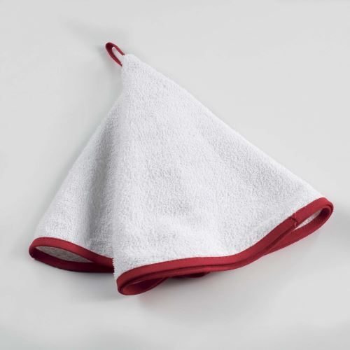essuie-main rond (0) 60 cm eponge brodee edelweiss