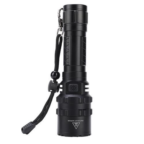 LED Lampe de Poche Torch Alliage d'aluminium Haute Puissance Noir