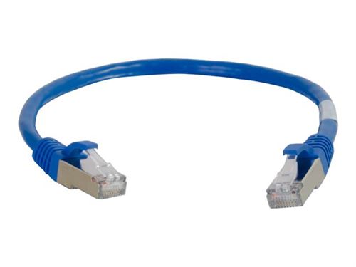 C2G Cat6a Booted Shielded (SSTP) Network Patch Cable - cordon de raccordement - 30 m - bleu
