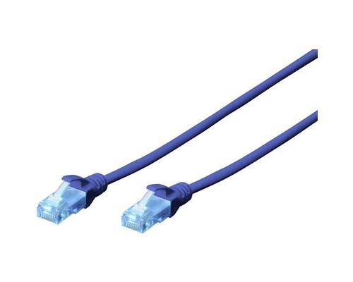 Digitus Bleu Ecoline - Cordon De Raccordement - Rj-45 (M) Pour Rj-45 (M) - 5 M - Utp - Cat 5E - Démarré - Image 1