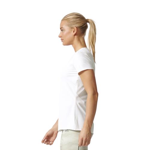 Adidas - T-shirt femme adidas Performance - S - blanc