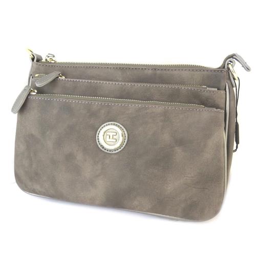 Sac pochette 'Ted lapidus' marron vinta... [N7732]