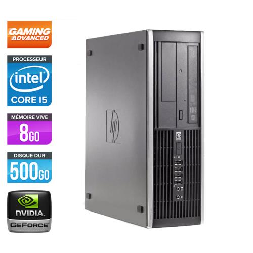 Unité centrale HP Elite 8300 SFF - Noir - Intel Core i5-3470 / 3.20 GHz - RAM 8 Go - HDD 500 Go - DVDRW - NVIDIA GeForce GTX 750 Ti - GigaBit Ethernet