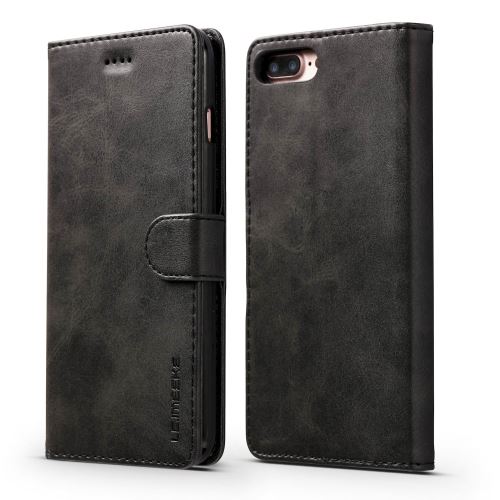 Etui en PU lc.imeeke stand noir pour votre Apple Iphone 7 Plus