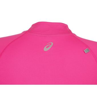 asics t shirt fille rose