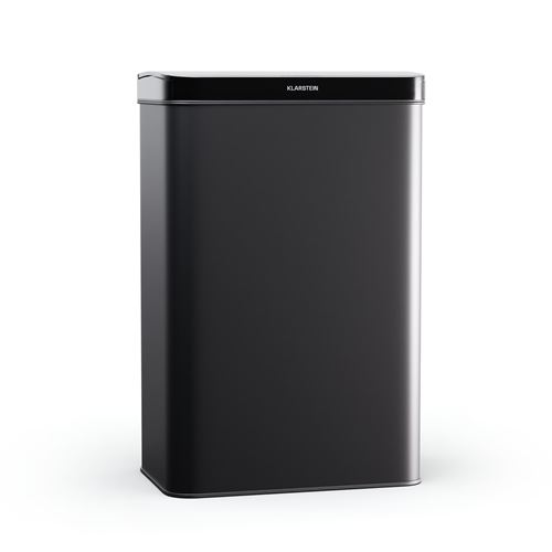 Klarstein Poubelle à capteur de mouvement 60 L inox Soft-Close sur piles