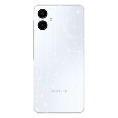 Coque en silicone imprimée compatible Samsung Galaxy A06 Lignes étoilées