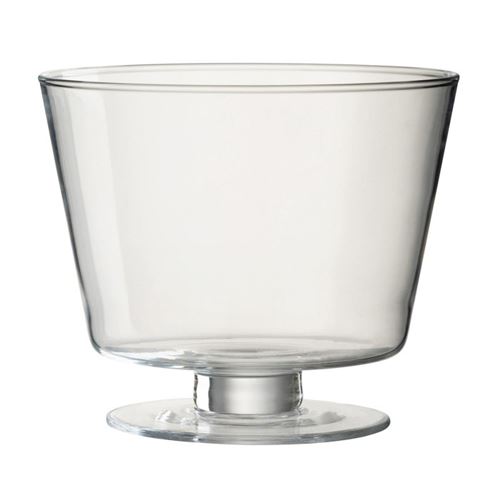 Non Communiqué Transparent Vase Design En Verre "Olivia" 19Cm