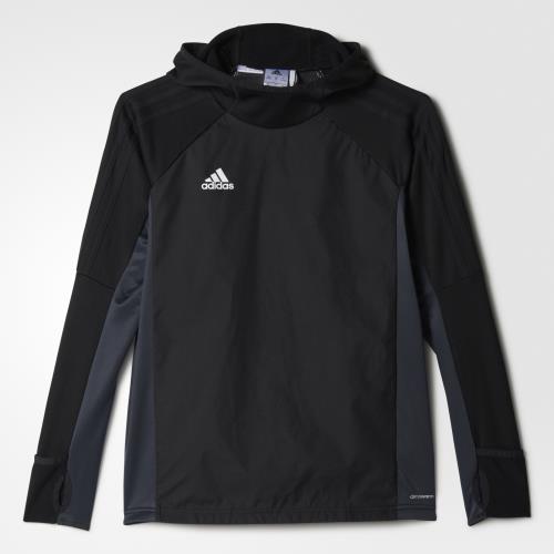 Adidas - Sweatshirt junior adidas Tiro 17 Warm - 5/6 ans - noir/gris foncé/blanc