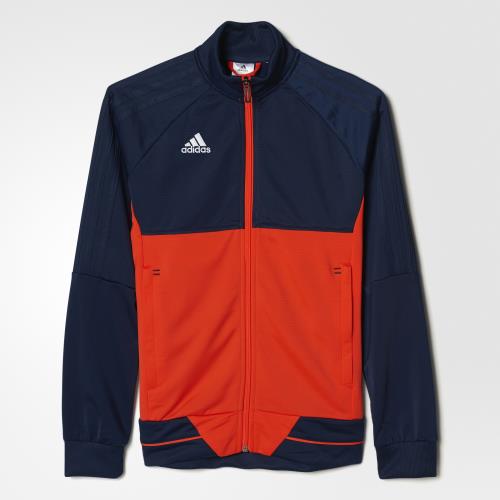 Adidas - Veste junior adidas training Tiro 17 - 5/6 ans - bleu marine/orange brique/blanc