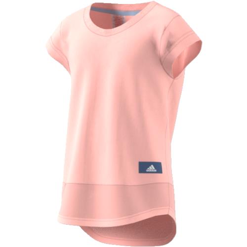 Adidas T-shirt ID Long rose corail Taille 4/5 ans Enfant Fille
