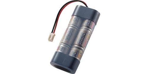 Batterie d'accumulateurs (NiMh) 7.2 V 1300 mAh Conrad energy 206624 stick prise femelle micro voiture