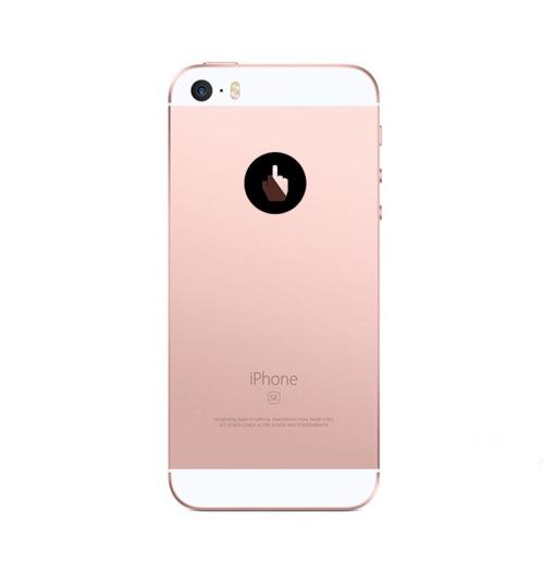 Coque Silicone IPHONE 5/5S/SE Doigt d'honneur Fun Fuck Main Pomme Transparente Protection Gel Souple